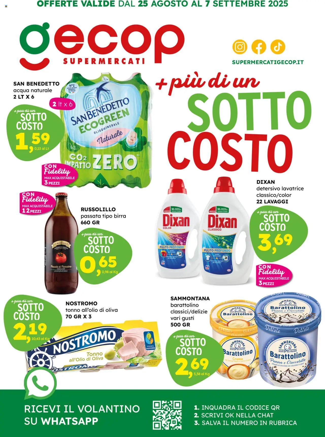 Volantino GECOP valido da 25/08/2025 numero di pagina 1