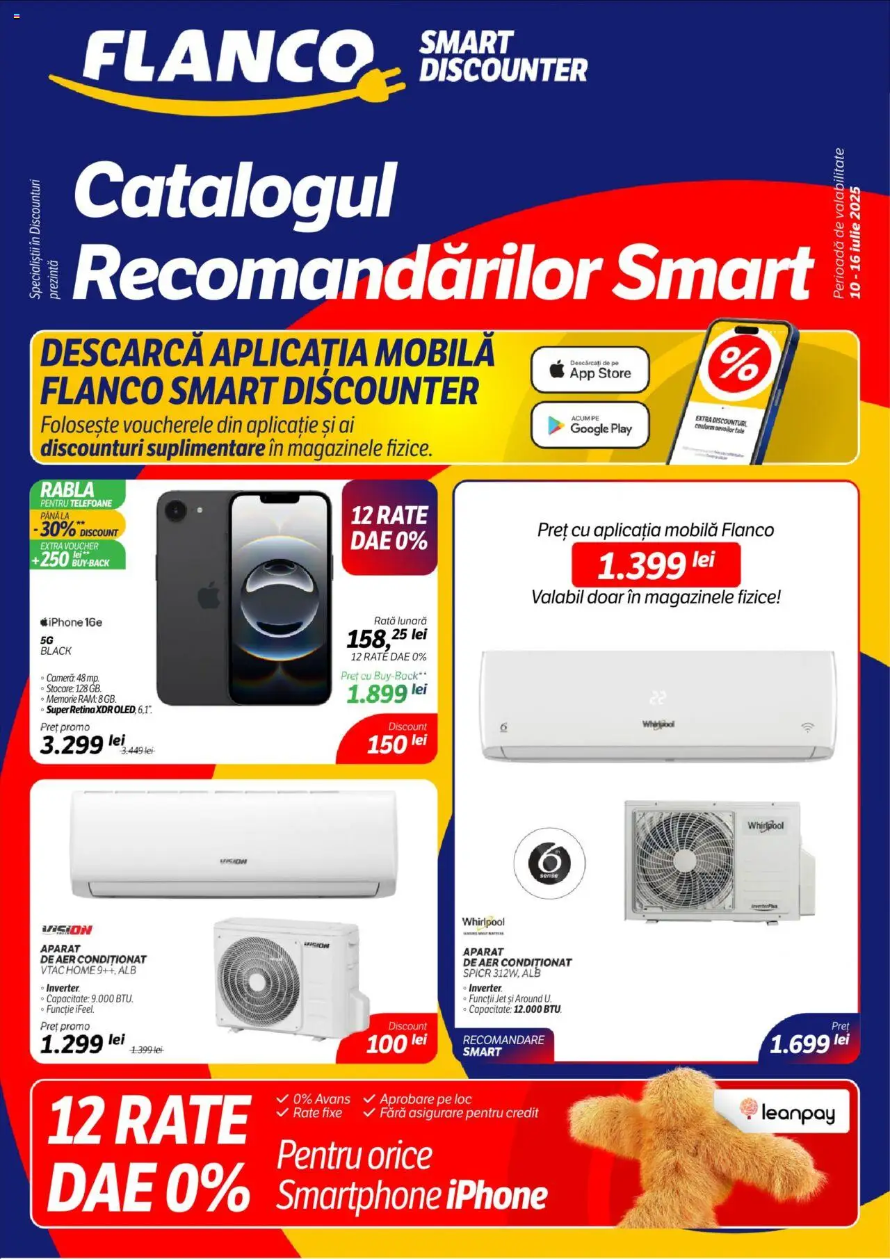Flanco Catalog nou de la 10.07.2025 - Pagină 1 - Aer Condiționat, Black, Smartphone, Cameră, Rață, Aparat, Memorie