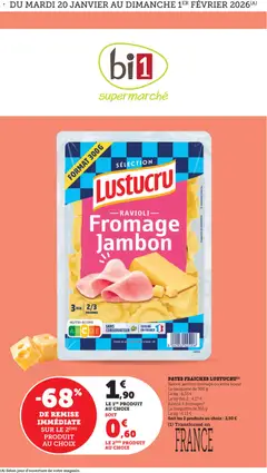 Prévisualisation de Catalogue du magasin bi1 formulaire valide 20/01/2026