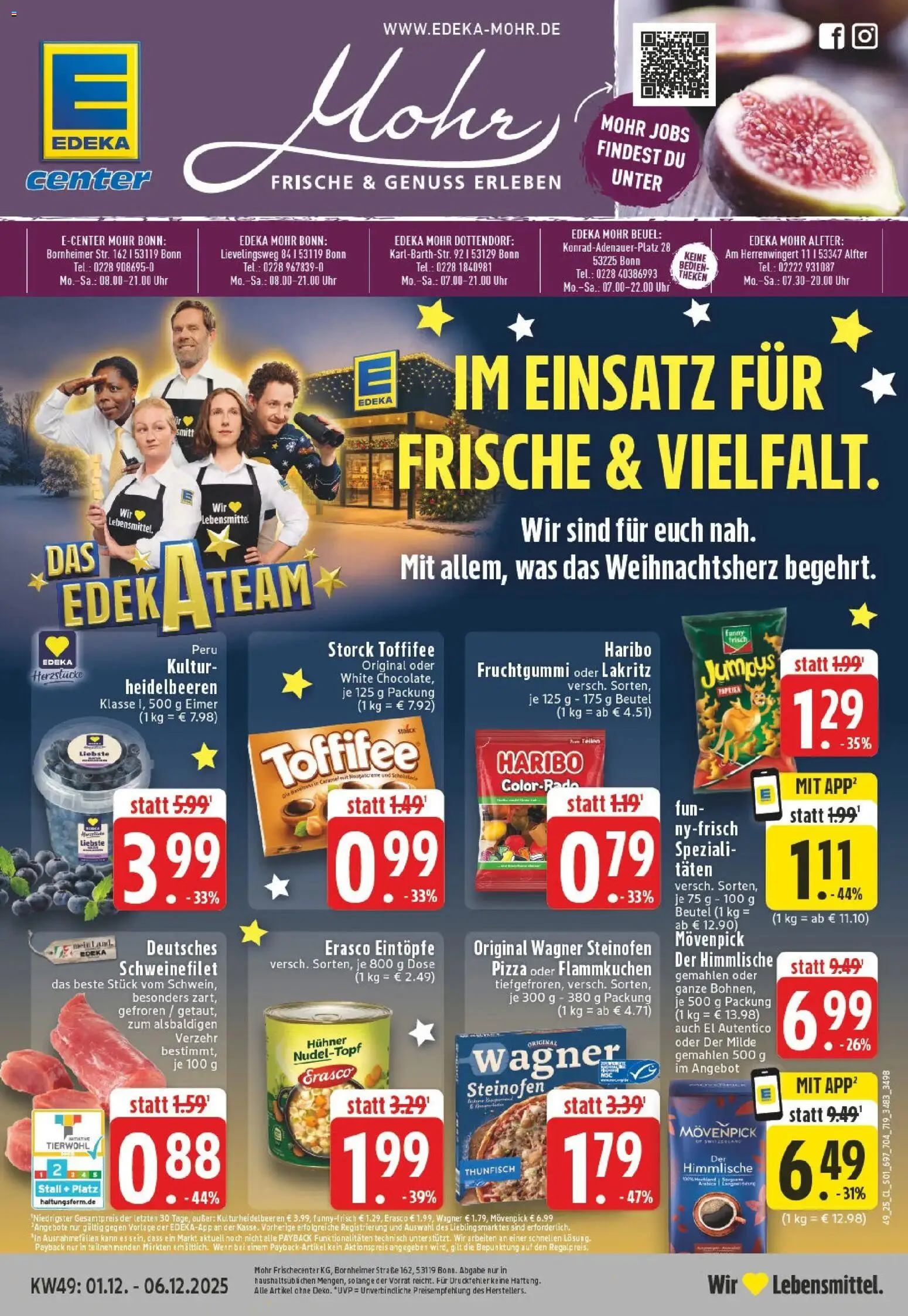 Vorschau von dem Prospekt des Geschäftes Edeka, gültig ab dem 01.12.2025