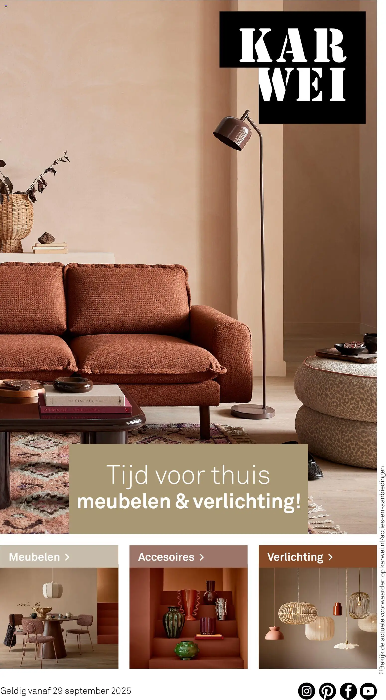 Voorbeeld van Woonspecial Meublels 2025 van winkel KARWEI geldig vanaf 29-09-2025