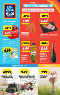 Vorschau des Merkblatts Aldi Suisse: Wochenangebote vom Shop Aldi gültig von 03.03.2026 bis 11.03.2026