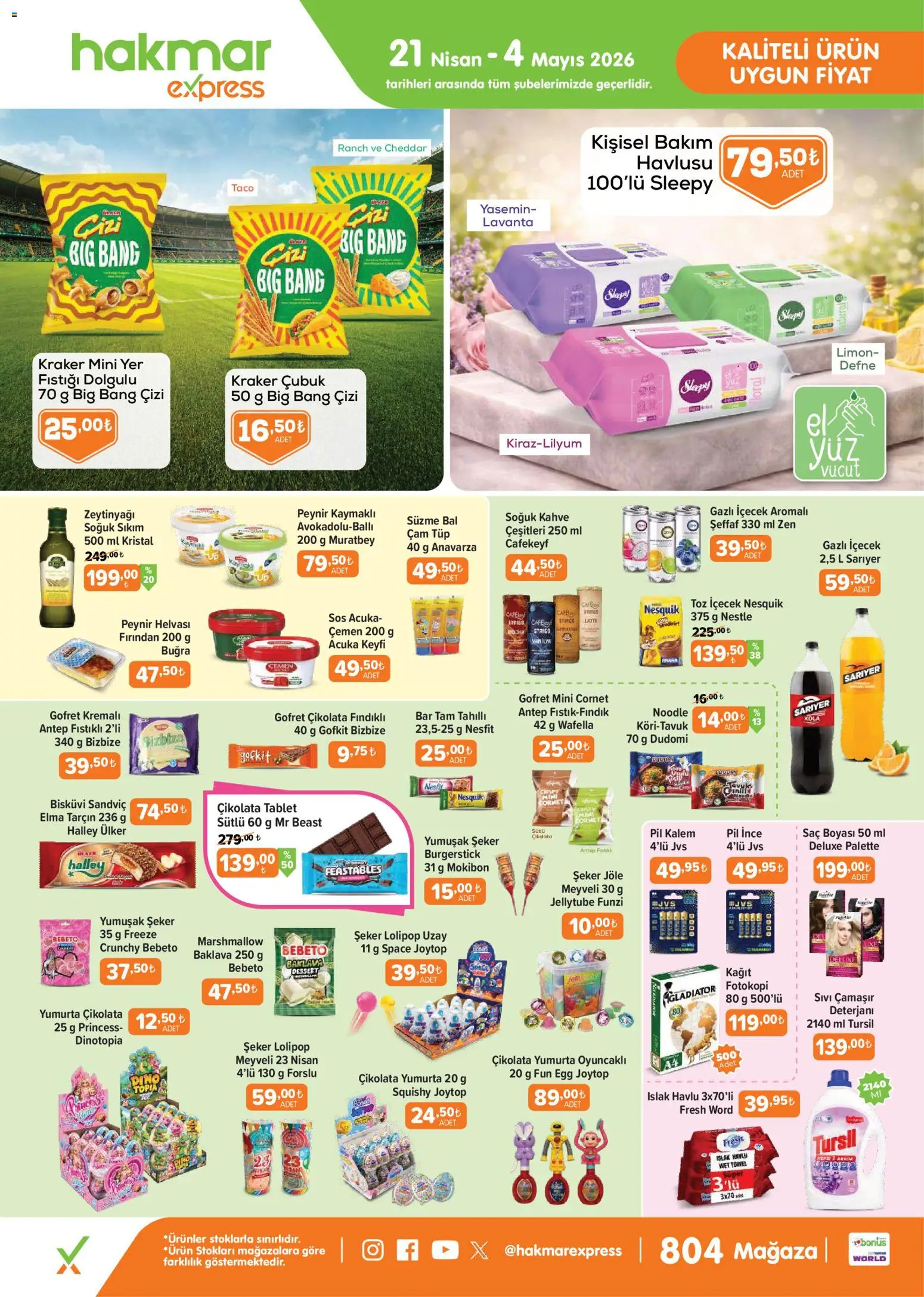 Hakmar Express Hakmar Express - Salı Aktüel Ürünler 21.04.2026 - Broşürünün önizlemesi