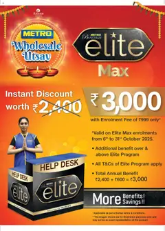 Preview of leaflet Elite from store Metro is valid from 06/10/2025