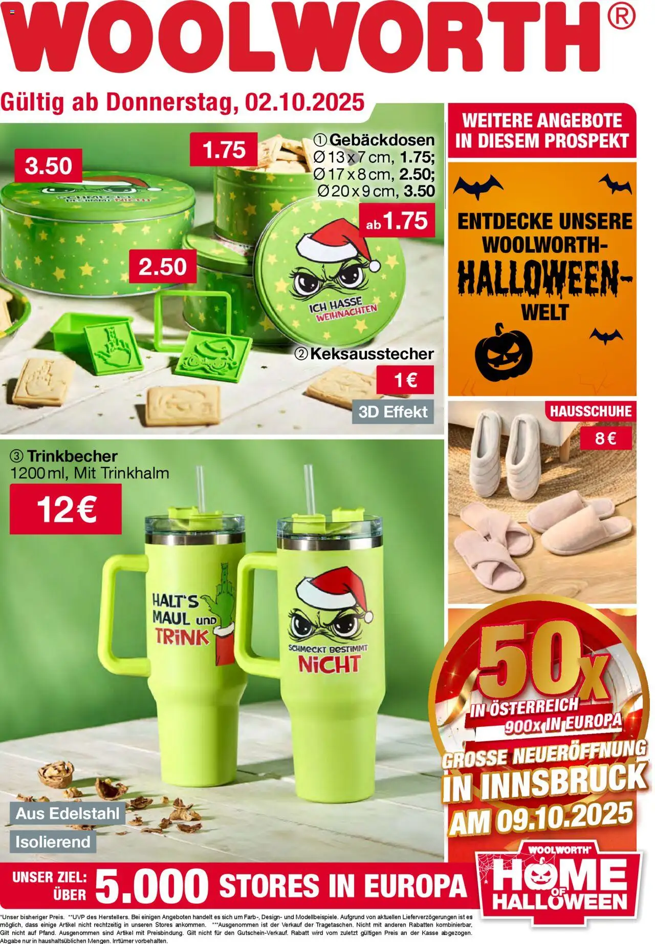  Woolworth Flugblatt ab (02.10.2025 - 16.10.2025) - Seite 1