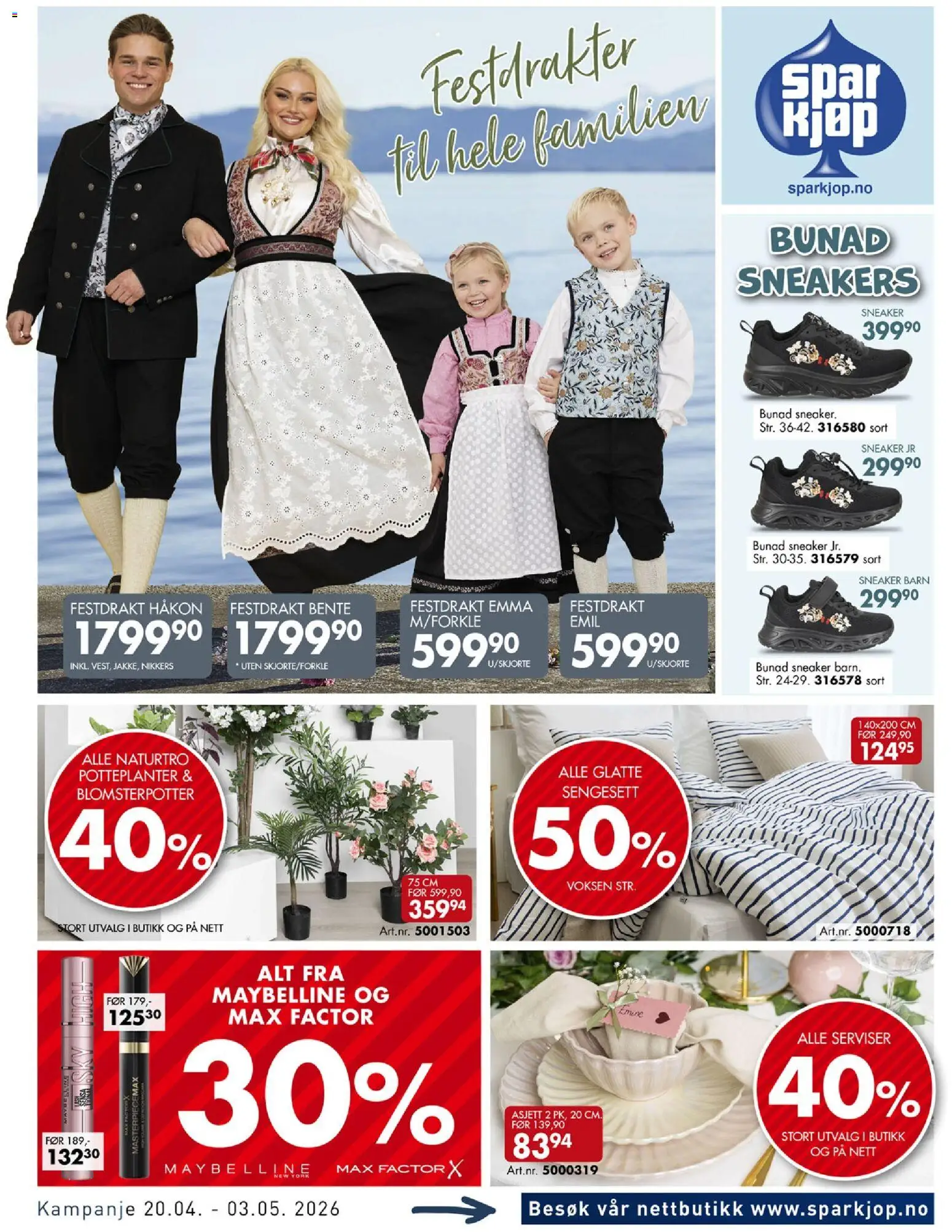 Forhåndsvis Spar Kjøp kundeavis fra butikk Spar Kjøp gyldig fra 20/04/2026