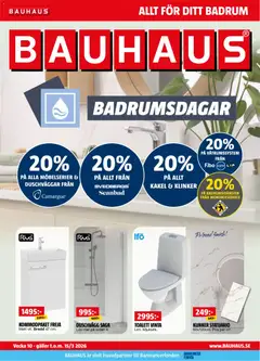Förhandsgranska reklamblad Bauhaus erbjudanden från butik Bauhaus gäller från 01/03/2026
