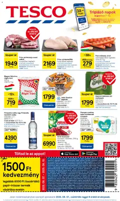 Tesco - Akciós újság Tesco megtekintése, amely érvényes 2025.08.07.-től