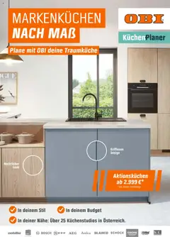 Vorschau der Angebote: OBI KüchenPlaner gültig ab 30.07.2025