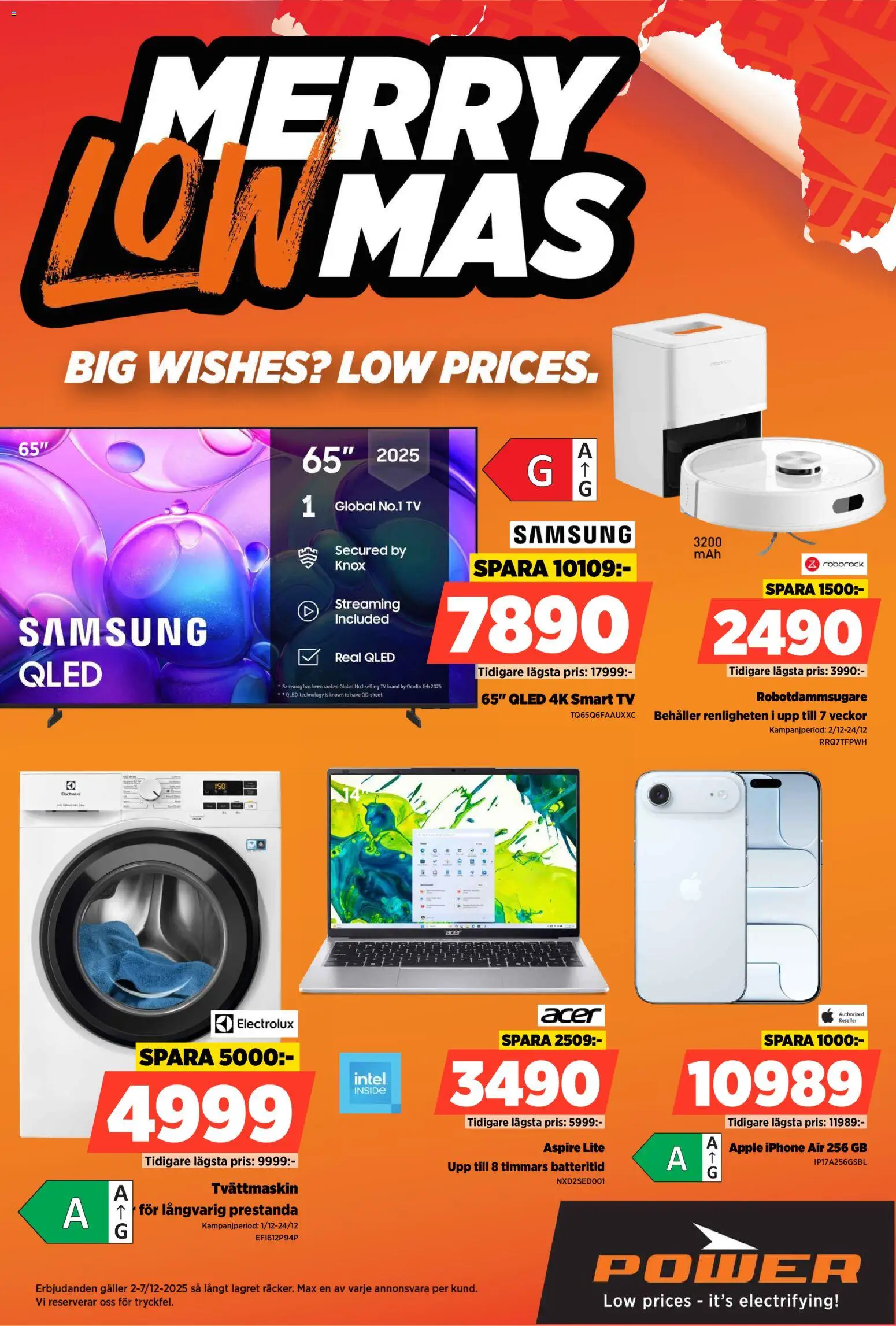 Förhandsgranska reklamblad Aktuella reklamblad Power från butik Power gäller från 02/12/2025