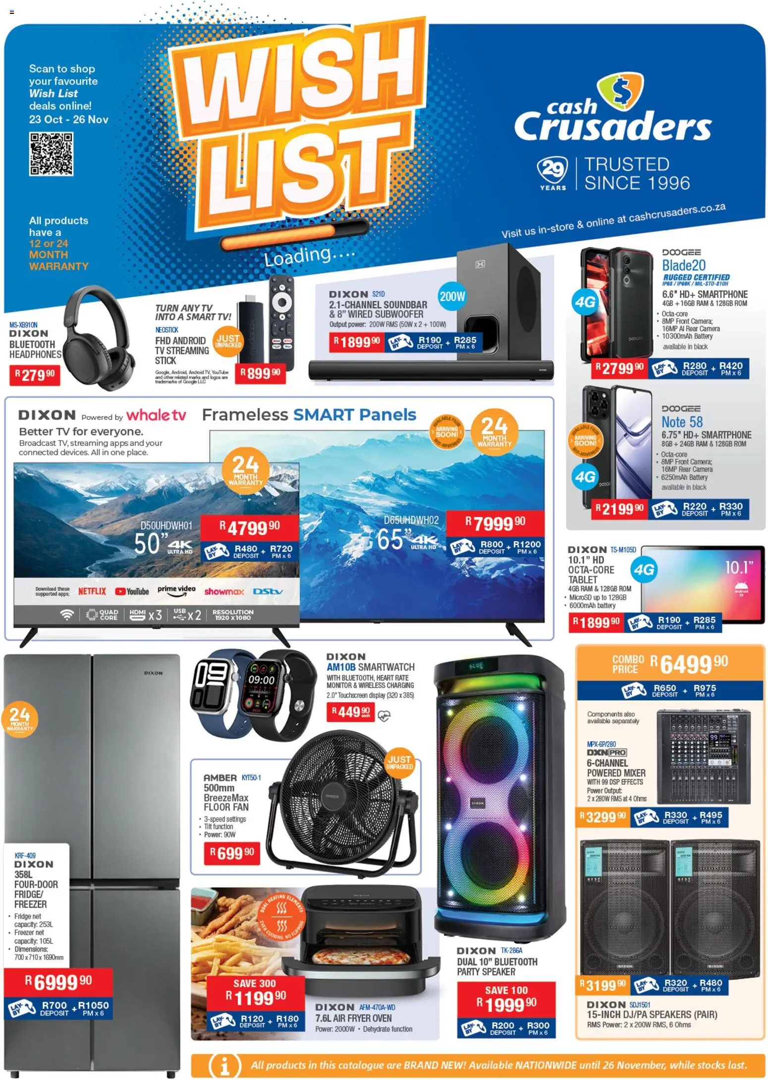 Cash Crusaders Specials from 23/10 - 26/11/2025 > Promotions