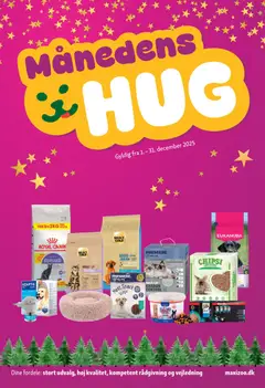 Eksempel på tilbudsavis Månedsavis December fra butik Maxi Zoo gyldig fra 01/12/2025