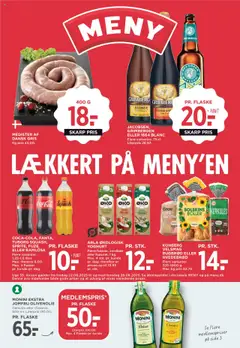Eksempel på tilbudsavis Tilbudsavis fra butik Meny gyldig fra 22/08/2025