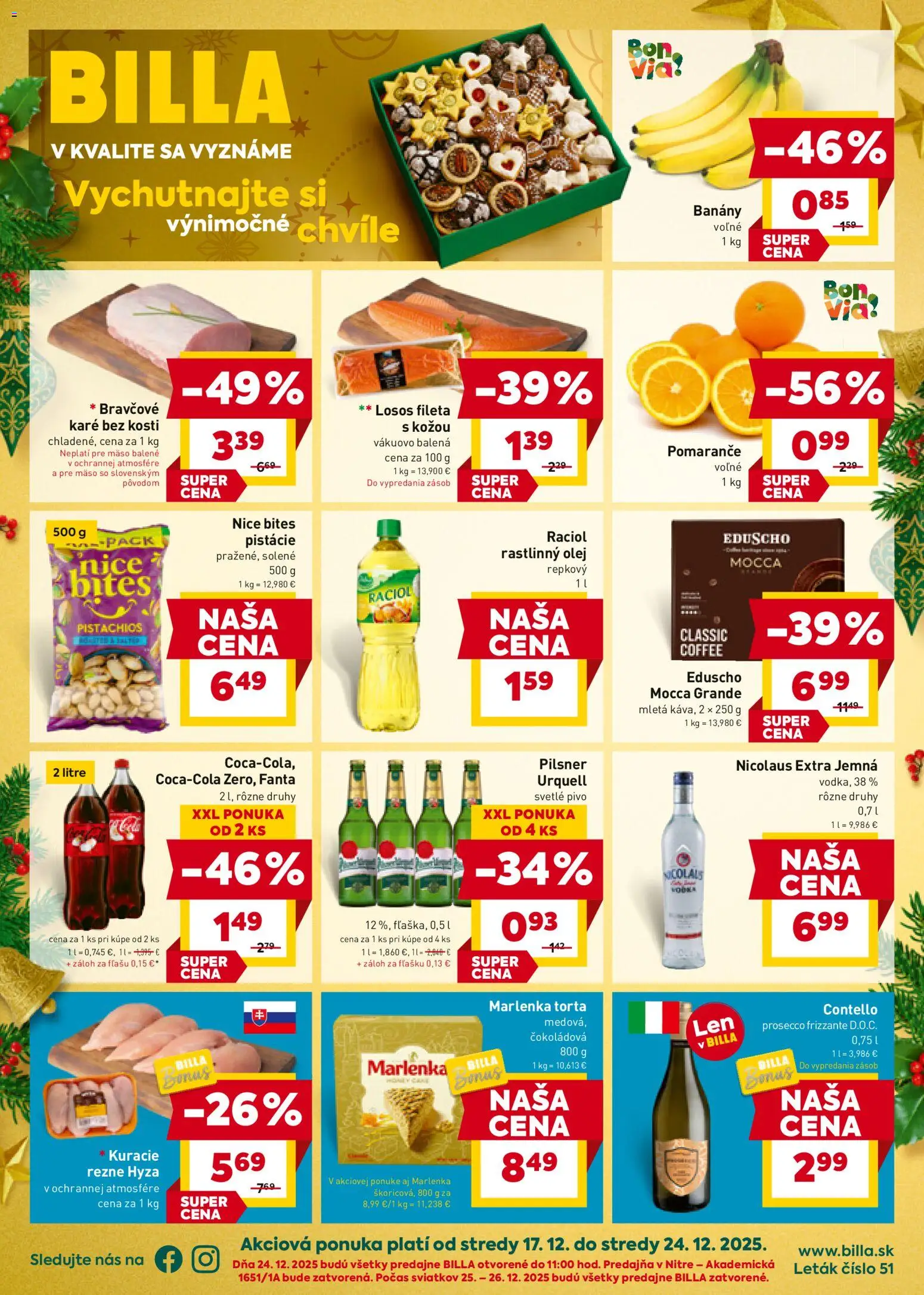 Náhľad Billa letáku platného od 17.12.2025