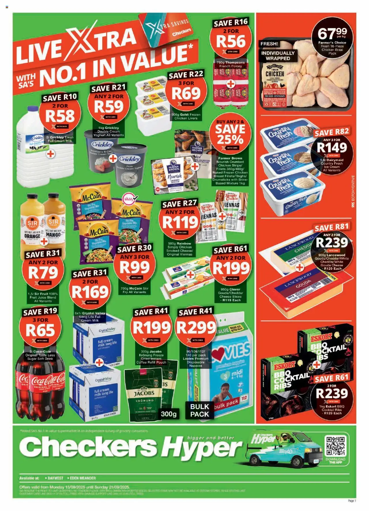Checkers Eastern Cape - September Mid-Month Promotion 15/09 - 21/09/2025 >> Catalogue