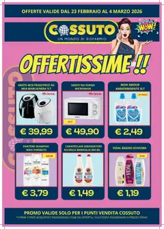 Anteprima dell'opuscolo Attuale volantino dal negozio Cossuto valido da 23/02/2026