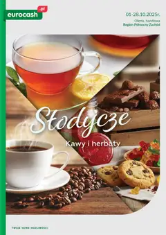 Pogląd gazetki "Słodycze kawy i herbaty" ze sklepu Eurocash ważnej od 01.10.2025