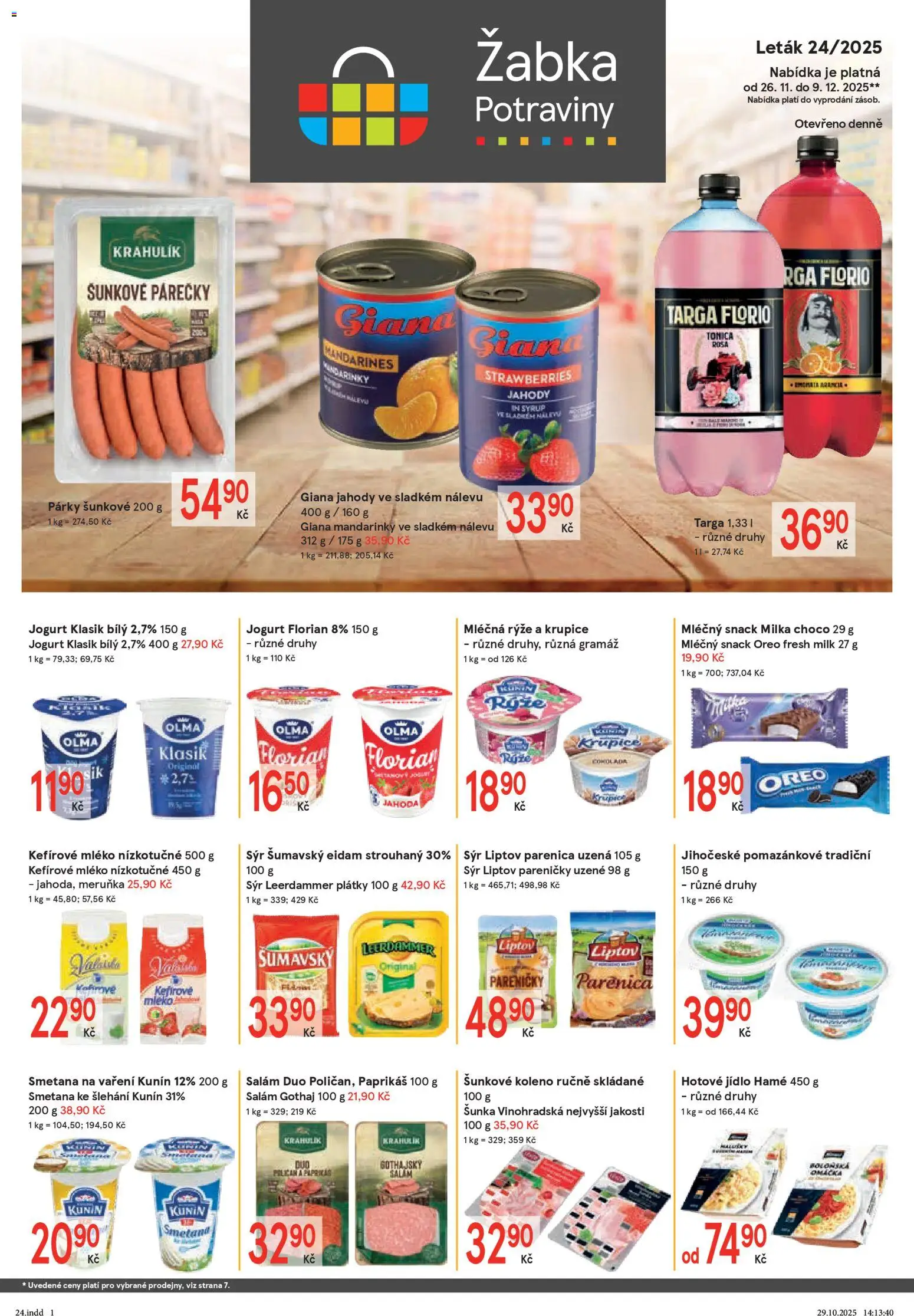 Náhled nabídky: Žabka Leták platný od 26.11.2025