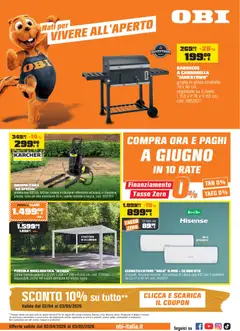 Anteprima dell'opuscolo OBI volantino Roma dal negozio OBI valido da 02/04/2026