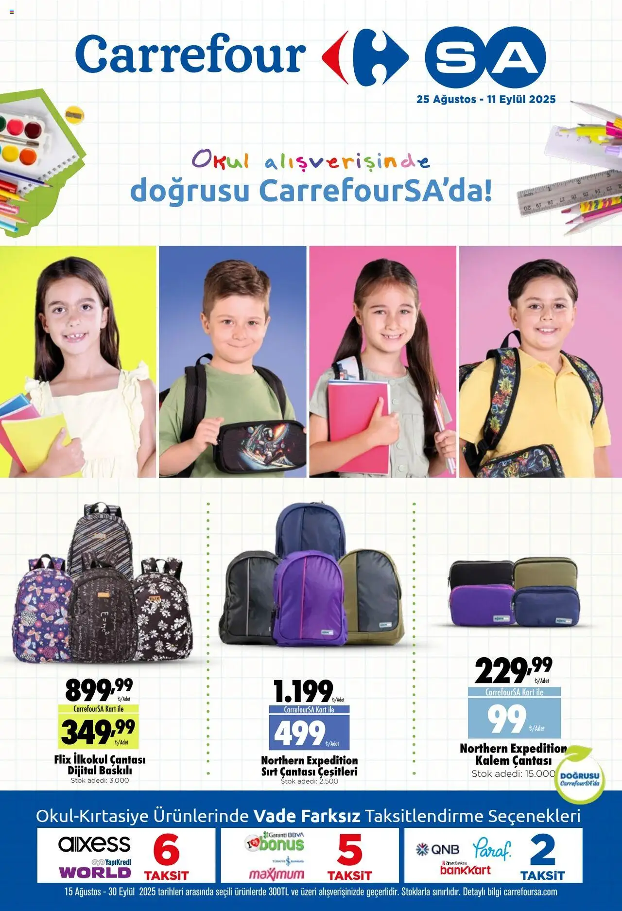 CarrefourSA Katalog 25 Ağustos 2025 - Indirimli ürünler - Sayfa numarası 1