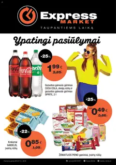 Express market parduotuvės leidinio Leidinys galiojančio nuo 2025.07.13 peržiūra