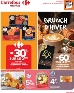 Prévisualisation de Brunch d'hiver du magasin Carrefour Market formulaire valide 15/12/2025