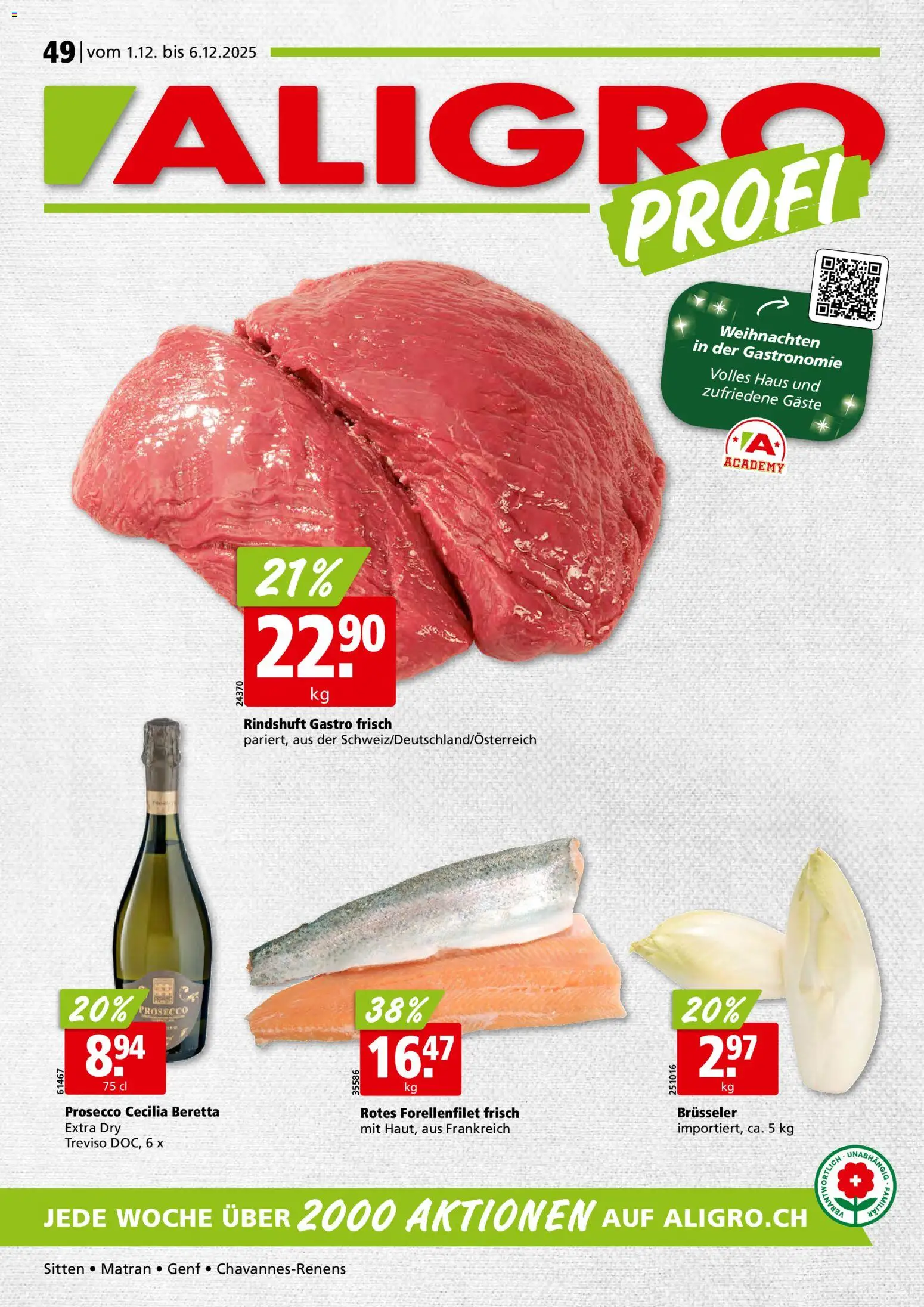 Vorschau des Merkblatts Aktionen vom Shop Aligro gültig von 01.12.2025 bis 06.12.2025