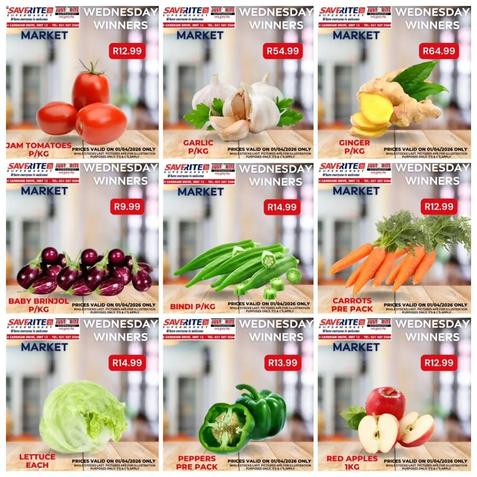 Preview of Saverite flyer valid from 01/04/2026