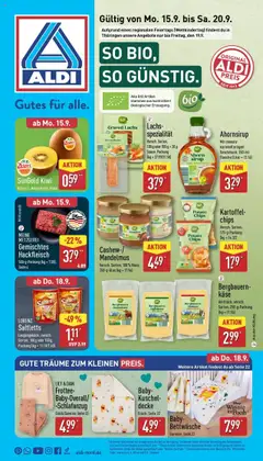 Vorschau von dem Prospekt des Geschäftes Aldi, gültig ab dem 14.09.2025