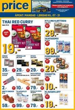 Forhåndsvis Price Lagerbutikk kundeavis fra butikk Price Lagerbutikk gyldig fra 24/04/2026