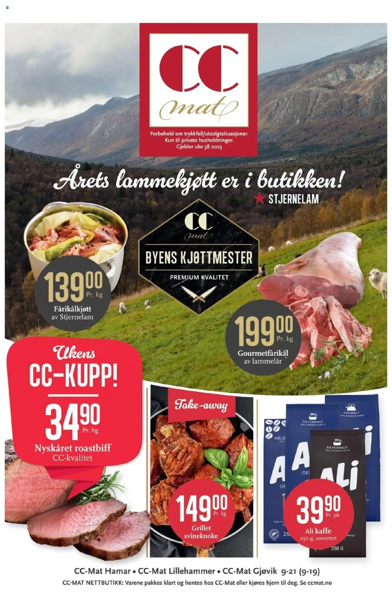 Kundeavis CC Mat gyldig fra 15/09/2025 - Sidenummer 1