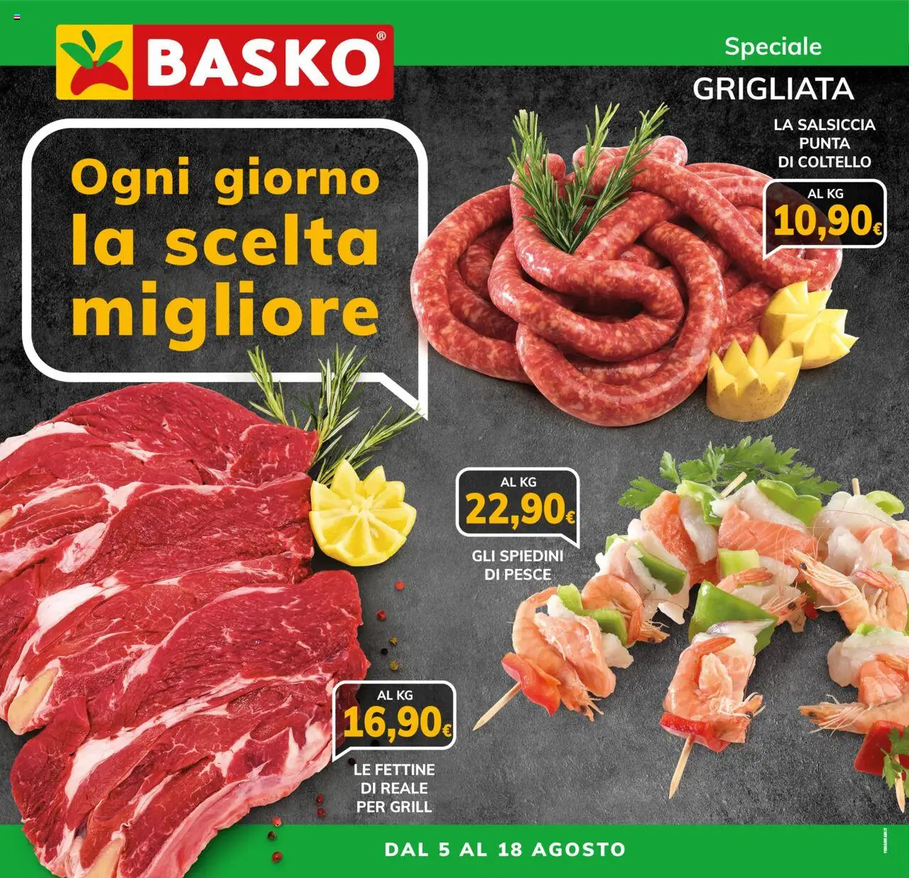 Volantino Basko valido da 05/08/2025 numero di pagina 1