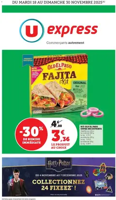Prévisualisation de Catalogue du magasin U Express formulaire valide 18/11/2025