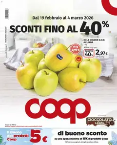 Anteprima dell'opuscolo Attuale volantino dal negozio COOP valido da 19/02/2026