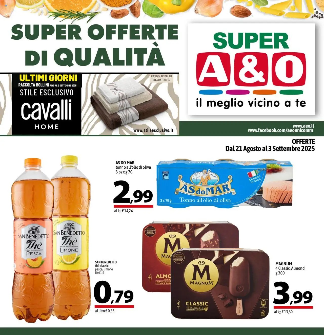 Volantino A&O valido da 21/08/2025 numero di pagina 1