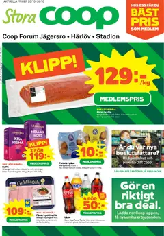 Förhandsgranska reklamblad Malmö från butik Coop Forum gäller från 20/10/2025