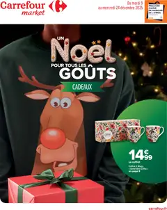 Prévisualisation de Un noël pour tous les goûts du magasin Carrefour Market formulaire valide 09/12/2025