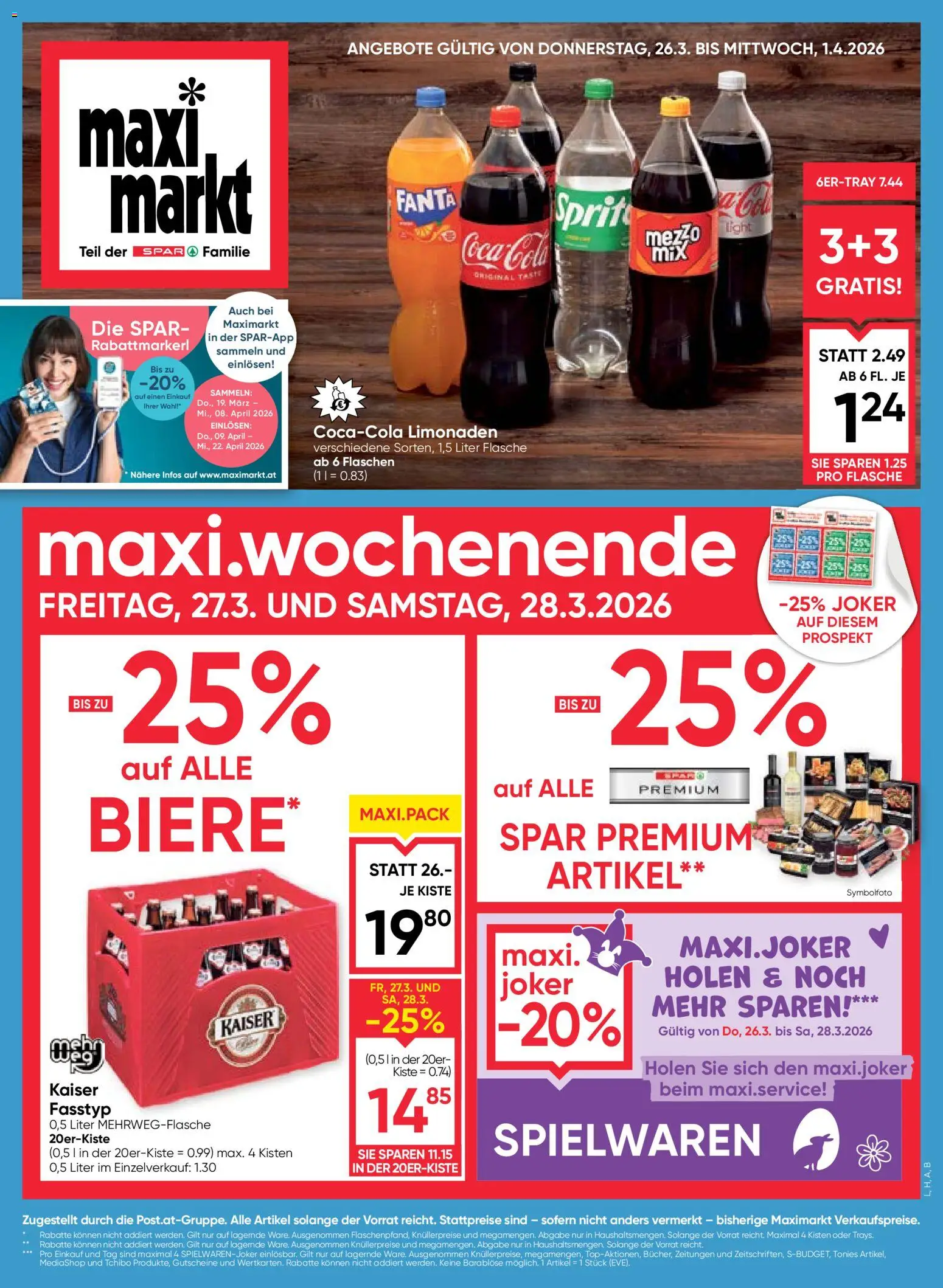 Vorschau der Angebote: Maximarkt Maximarkt Flugblatt gültig ab 26.03.2026