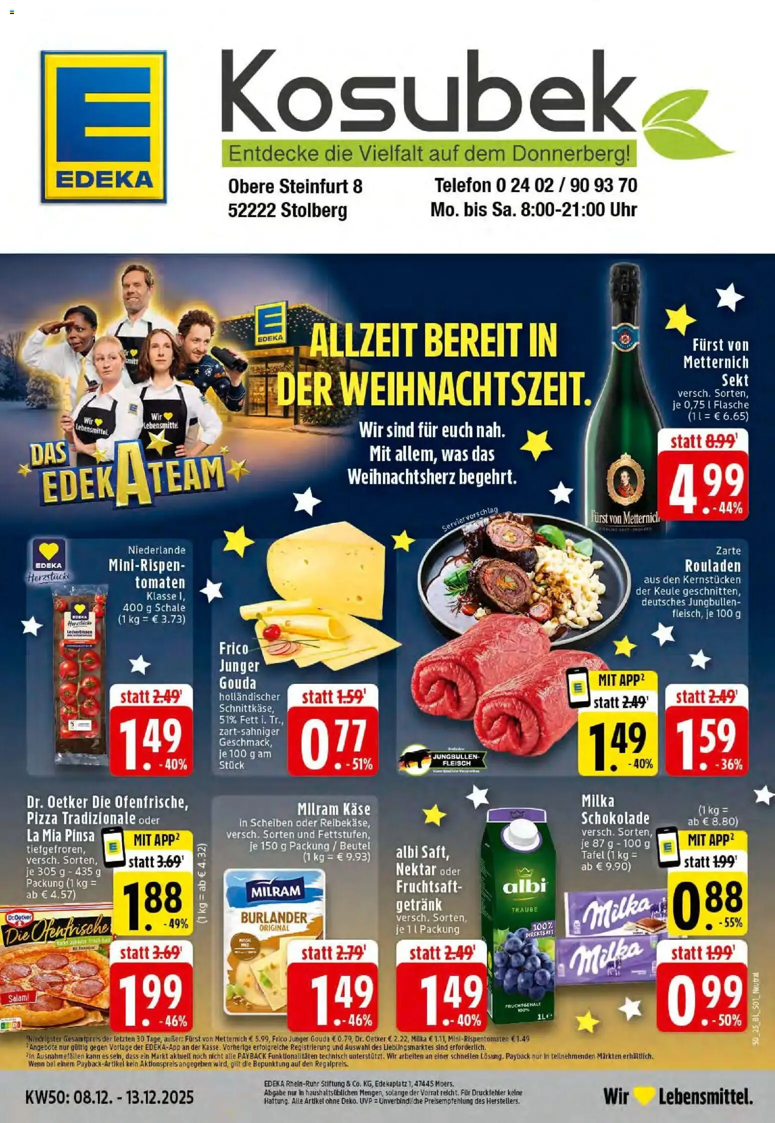Vorschau von dem Prospekt des Geschäftes Edeka, gültig ab dem 07.12.2025