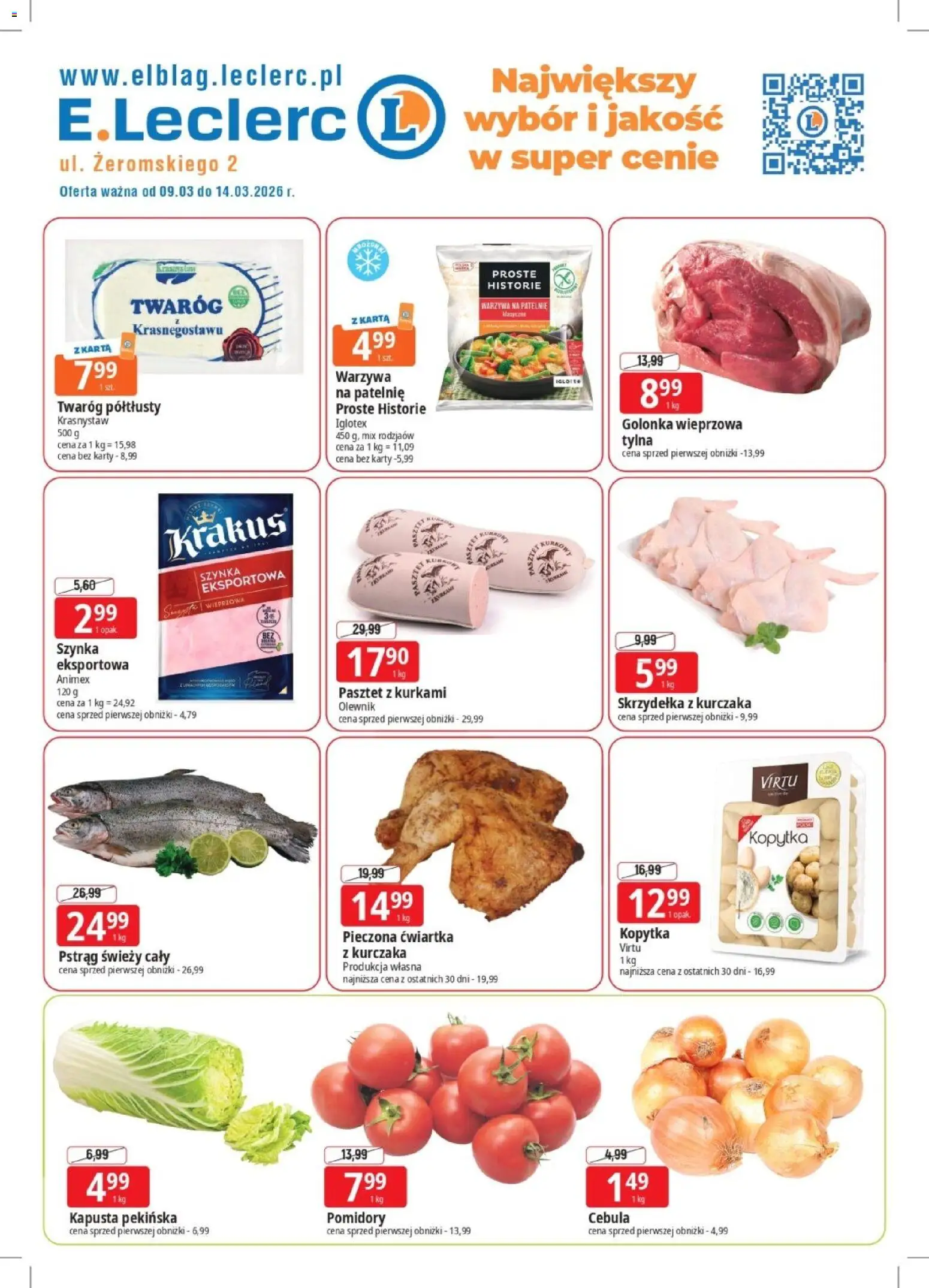 Pogląd gazetki "E.Leclerc gazetka - Elbląg" ze sklepu E.Leclerc ważnej od 09.03.2026