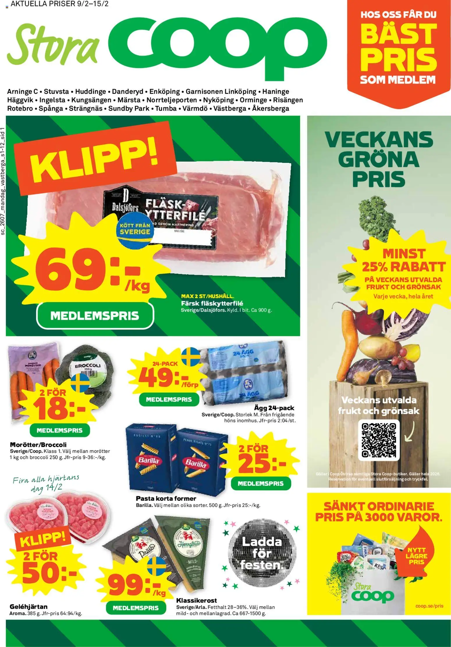 Förhandsgranska reklamblad Aktuella reklamblad Coop Forum från butik Coop Forum gäller från 09/02/2026