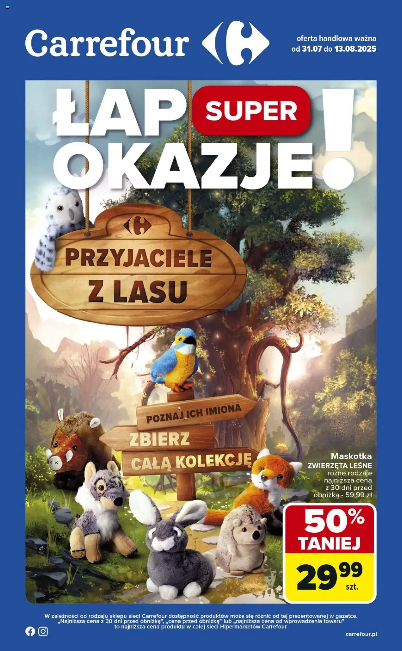 Carrefour Łap okazje od czwartku od 31.07.2025 - Nowa Gazetka - Numer strony 1