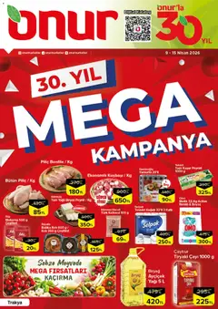 Onur Market Onur Market Katalog - Trakya 09.04.2026 - Broşürünün önizlemesi