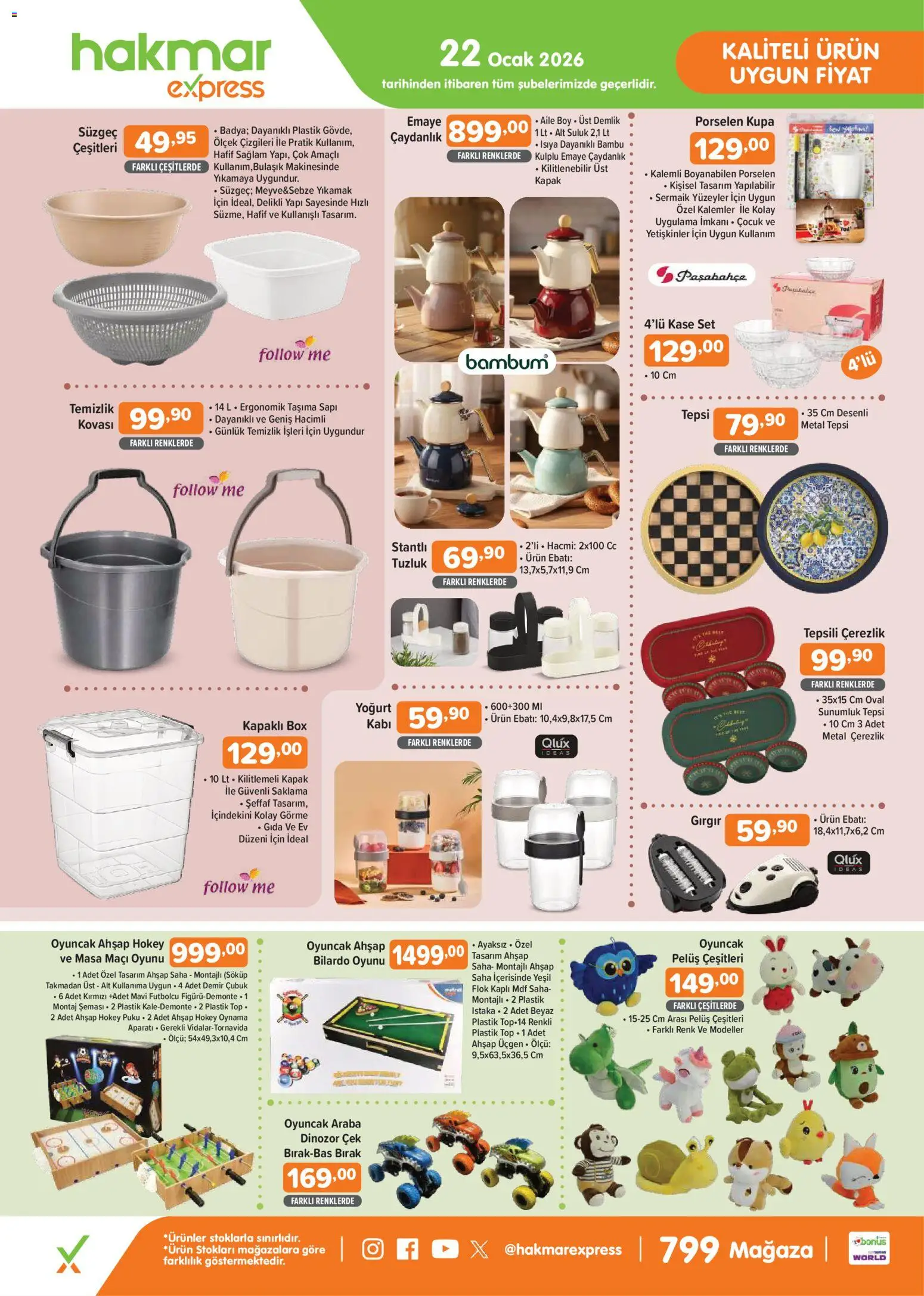 Hakmar Express Perşembe Aktüel Ürünler 22.01.2026 - Broşürünün önizlemesi