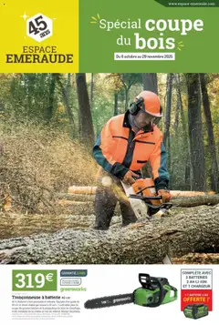 Prévisualisation de Catalogue du magasin Espace Emeraude formulaire valide 06/10/2025