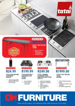 Preview of OK Furniture flyer valid from 25/08/2025