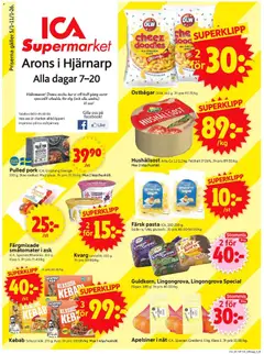 Förhandsgranska reklamblad Hjärnarp från butik ICA Supermarket gäller från 05/01/2026