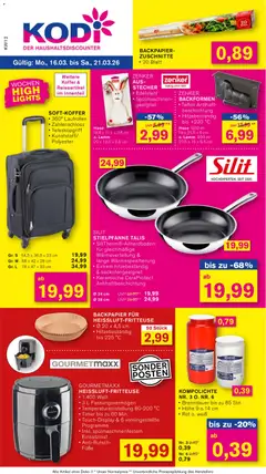 Vorschau von dem Prospekt des Geschäftes KODi, gültig ab dem 16.03.2026