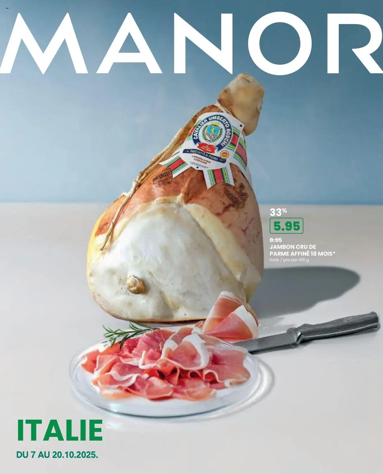 Manor Aktionen Italie ab 07.10.2025 - Seitennummer 1