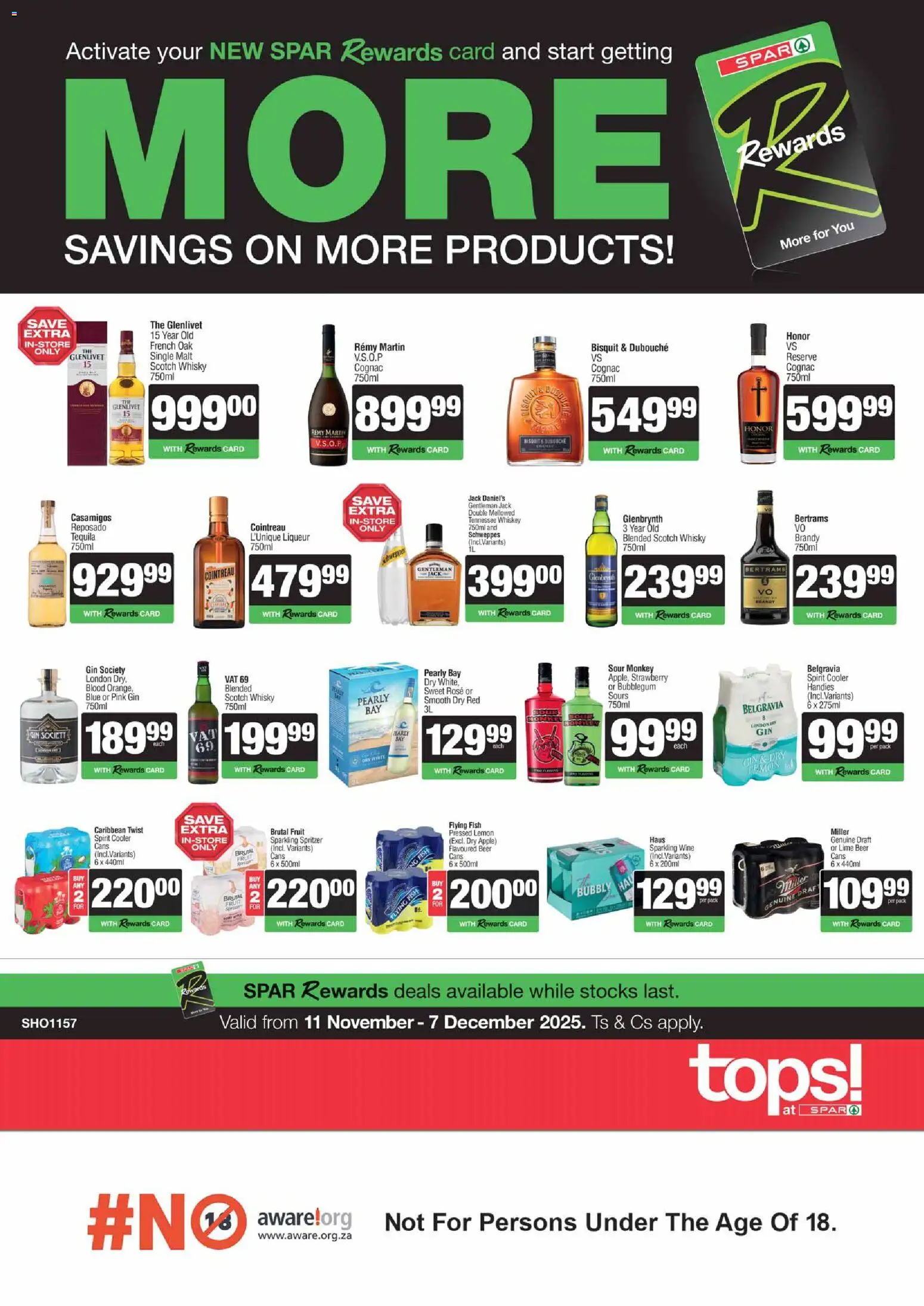 Preview of Tops at Spar flyer valid from 11/11/2025